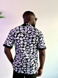 Kay Men's African Print Shirt